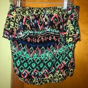 Tribal Print Tube Top